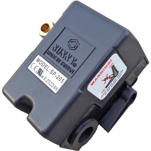 Sunny Heavy Duty Pressure Control Switch, L4, 4 port, 95-125 PSI, 25 Amp