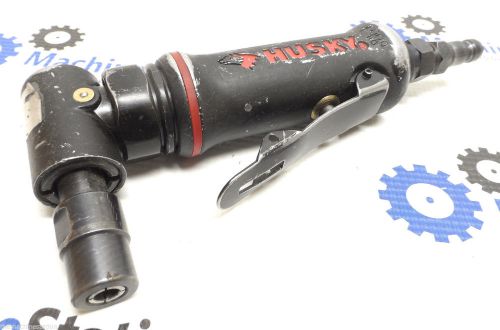 Husky pneumatic air angle die grinder #hstc4715 - 1/4&#034; capacity 20,000 rpm for sale