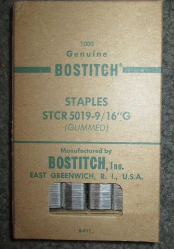 Bostitch Staples GUMMED STCR5019  9/16&#034;  Length 1000 Per Pk