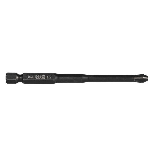 Klein tools ph2-35-5 ph2355 #2 phillips power drivers - 3-1/2&#034; bit - pack of 5 for sale