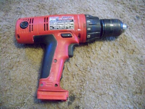 MILWAUKEE 14.4V DRILL/DRIVER 0616-20 1/2-INCH LOK-TOR WORKS BARE TOOL FREE SHIP