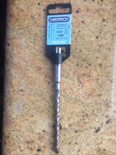 Champion Proline  5/16&#034; X 4&#034; X 6&#034; CM9  Rotary Hammer Drill (Made In Germany)