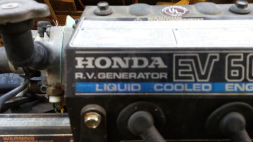 Honda ev6010 rv type gas powered generator with muffler for sale