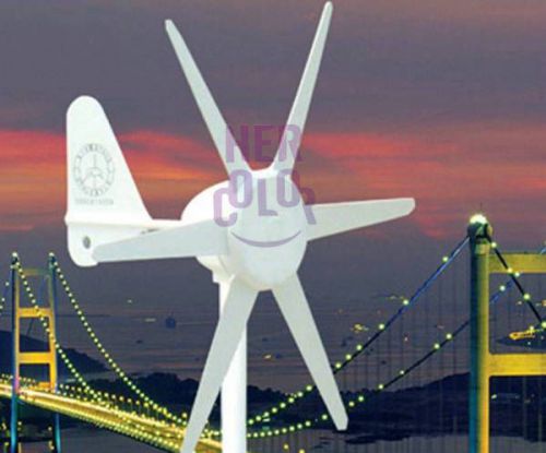 300w 12 v/24 v wind generator wind turbine wind energy 6 blades for sale