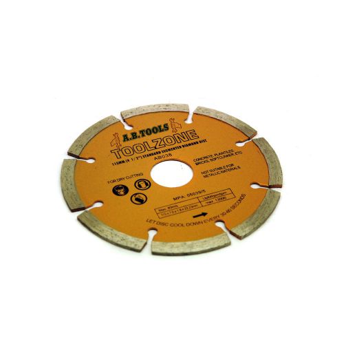 4-1/2&#034; 115mm angle grinder diamond disc / disk cutting brick / stone te619 for sale