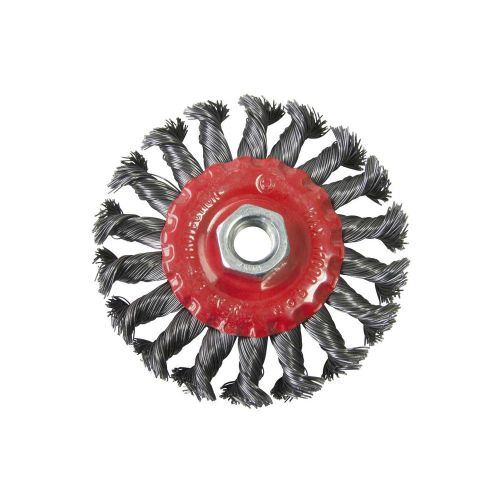 4&#034; 100mm twist knot wire wheel brush m14 thread angle grinder wheel cleaning for sale