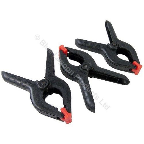 3 x 6&#034; strong plastic spring clamps market stall clips nylon large tarpaulin for sale