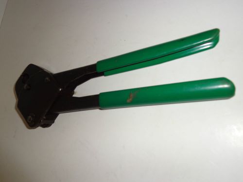 MIL 3 Inc, 1/2&#034; Pex Crimper Tool - USED MIL3 hand tool Green handle