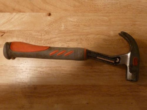 Ridgid Right Handed Ergonomic Anti Shock Vibration 18 OZ Steel Claw Hammer RARE