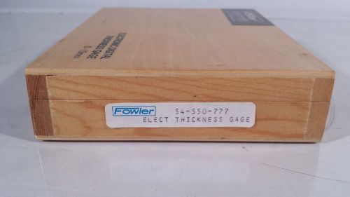 **NEW** FOWLER ELECTRONIC DIGITAL THICKNESS GAGE 54-550-777, 0-15MM