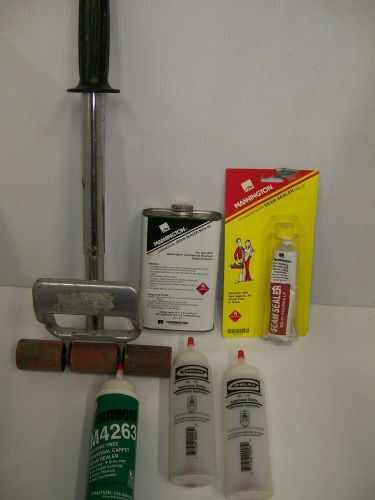 Vinyl installation tools and seam sealers- new and used -6 items for sale