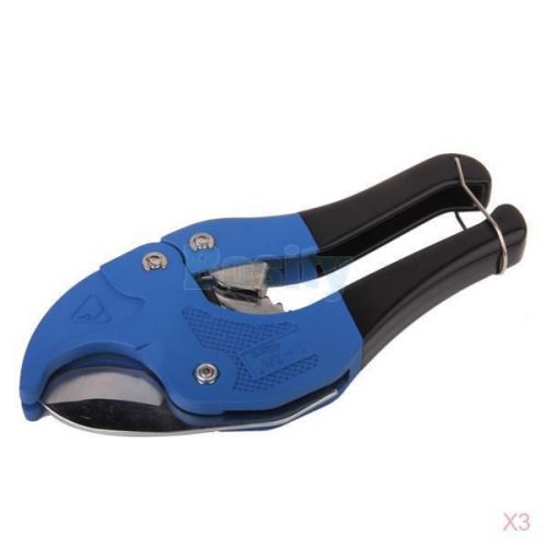 3x pvc alumium plastic pipe cutter hand tool ratcheting cuting up to 1-5/8&#034; pipe for sale