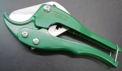 Greenlee tools - 864 pvc tube ratchet cutters cuts up to 1-1/4&#034; pipe for sale