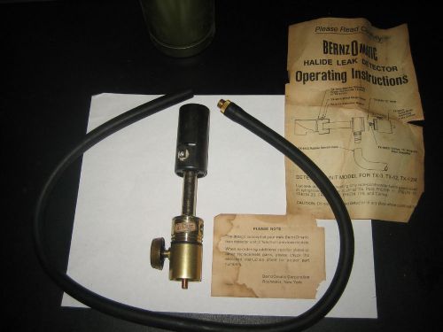 Vintage Bernz-O-Matic Halide Leak Detector  Kit