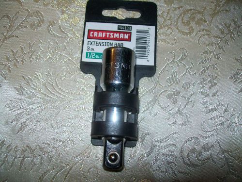 New Craftsman #44133 1/2&#034; Drive Extension Bar 3-Inch
