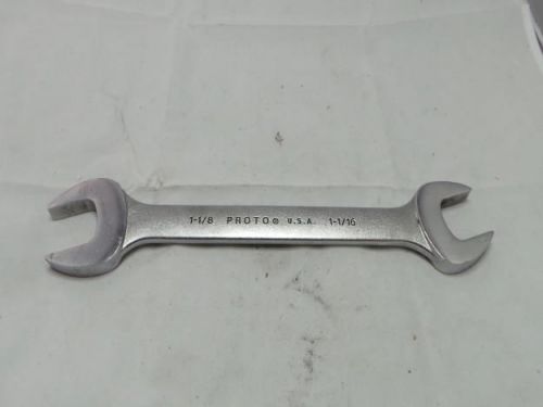 PROTO 3050 1-1/8 -- 1-1/16 DOUBLE SIDE WRENCH 12&#034; PROFESSIONAL