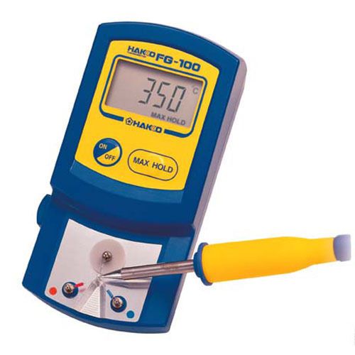 Hakko fg100-02 digital solder tip temperature meter, lcd display, uses 9v batte for sale