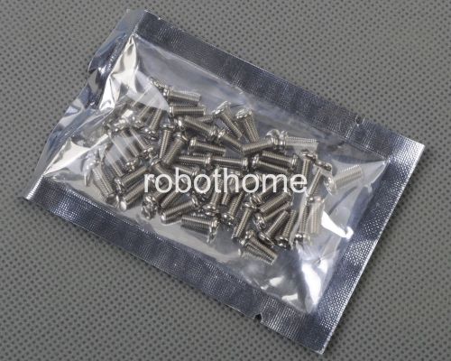 50pcs m3*8 bolts screw spike round head screw ?3mm length 8mm new for sale