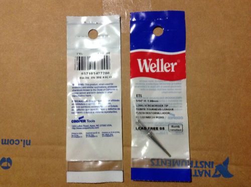 Weller ETL Long Screwdriver tip (a pair)