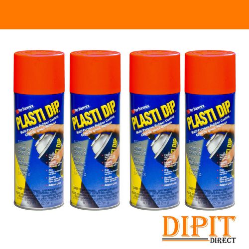 Performix Plasti Dip Matte Red 4 Pack Rubber Coating Spray 11oz Aerosol Cans