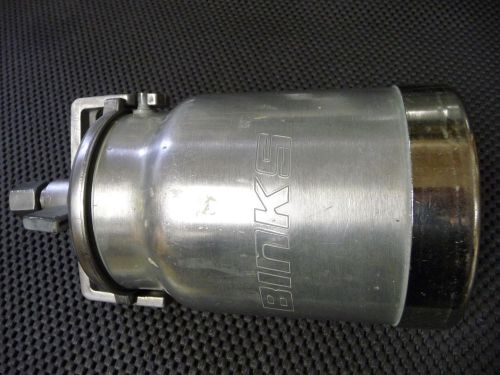 BINKS 1 QT ALUMINUM CANISTER USED - GOOD CONDITION  GOOD BUY SAVE $$$