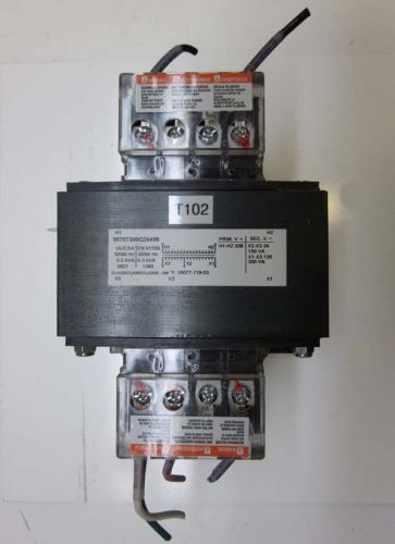 Square D SQD Control Dry Transformer 9070T 500VA 208V 1PH 24/120