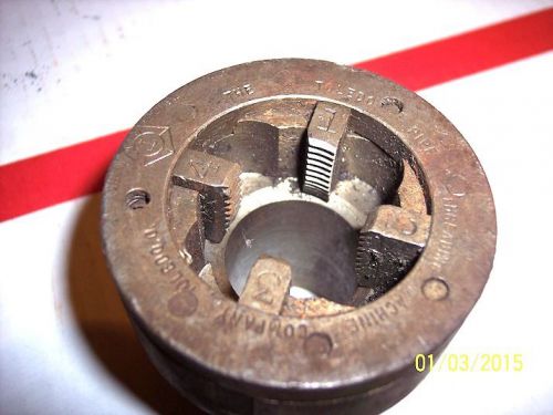 One vintage toledo 3/4&#034; pipe threader threading machine die head for sale