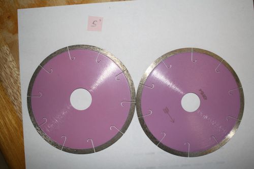 NEW 5&#034; DIAMOND SEGMENTED CUTTING BLADE-2 BLADES