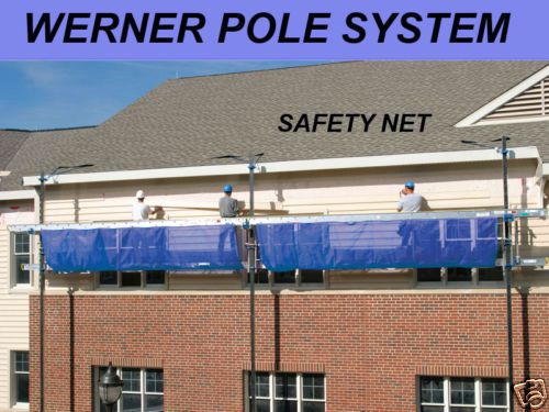 Werner Aluminum Pole Pump Jack Scaffolding SAFETY NET PJ-SN