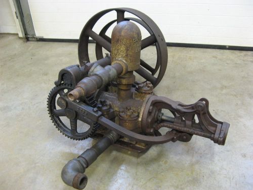 F.e. meyers water pump engine steam wow hit miss gas engine stationary ram rare for sale