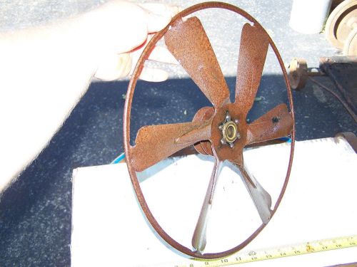 Old original car truck radiator cooling fan white stutz packard cadillac nice for sale