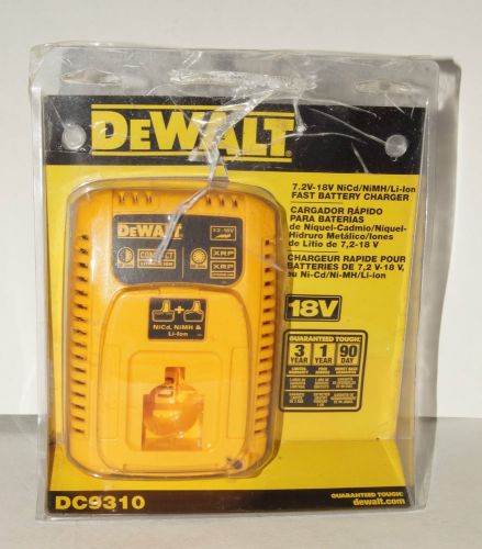 DeWALT 18 V battery Charger  DC 9310 +NEW+OPEN BOX+Fast Charger+7- 18 Volt
