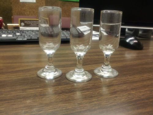 1.25oz EXCELLENCY BAR CORDIAL/SHOOTER GLASS ( SET OF THREE ) ANCHOR #2901