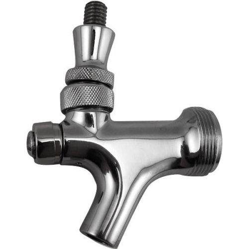 Self closing spring loaded draft beer faucet - stainless steel - kegerator spout for sale