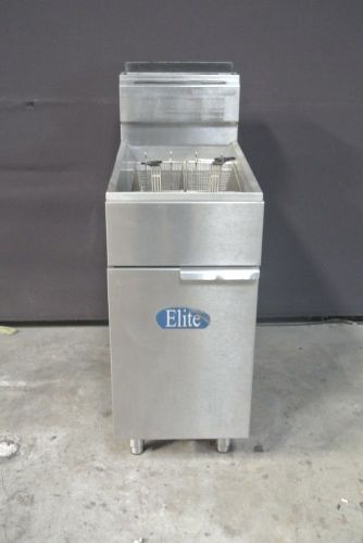 Imperial used efs-40 elite 40 lb commercial gas fryer for sale