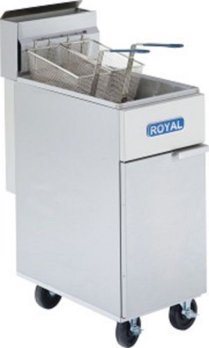 Royal range, rft-50 50lb tube fryer 114,000 btu (new) for sale