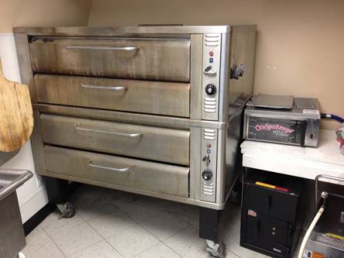 Commercial Dual Oven Brick Pizza Oven