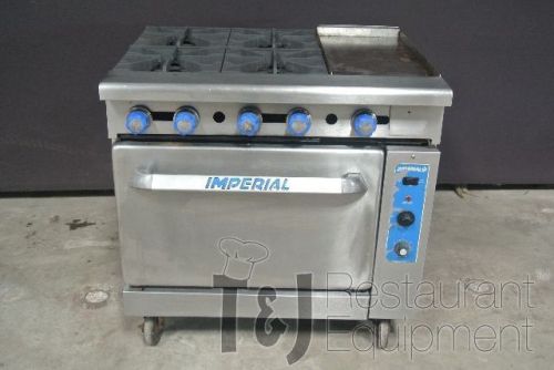 Imperial 36&#034; Combo Stove: Natural Gas
