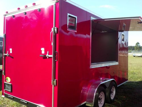 NEW  2014 7 X 16&#039;  CONCESSION, CATERING, BBQ VENDING   TRAILER
