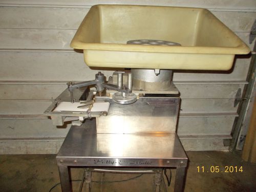 Patty-o-matic m-445 hamburger patty maker machine w/ paper feeder used good cond for sale