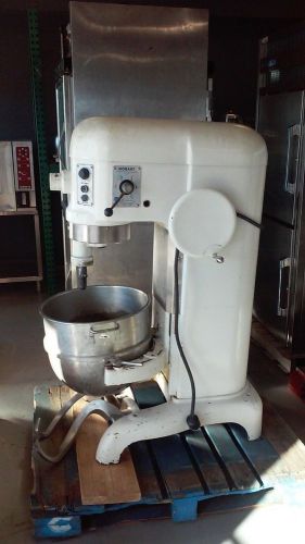 Hobart h-600t 60qt pizza dough mixer  1hp 220v 3ph bowl &amp; hook for sale