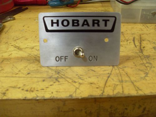 New mixer on off  switch &amp; plate for hobart a200 20qt and a120 12qt mixers for sale