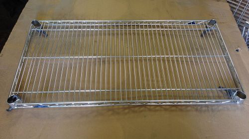 New Metro chrome wire shelf Quick Adjust NSF-ISS-Eagle-Seville-Focus 18x36&#034;