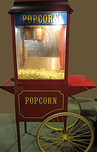 Paragon 1911 8 oz. Popcorn Popper w/ Red Cart
