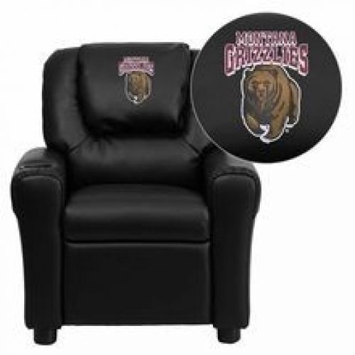 Flash Furniture DG-ULT-KID-BK-40018-EMB-GG Montana Grizzlies Embroidered Black V
