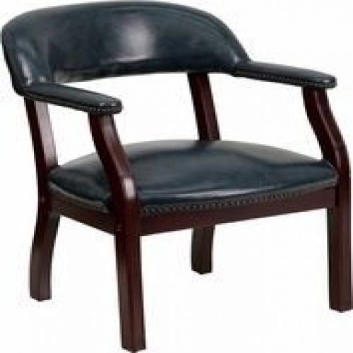 Flash Furniture B-Z105-NAVY-GG Navy Vinyl Luxurious Conference Chair