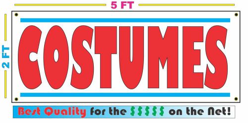 Full Color COSTUMES BANNER Sign NEW Larger Size Best Quality for the $$$