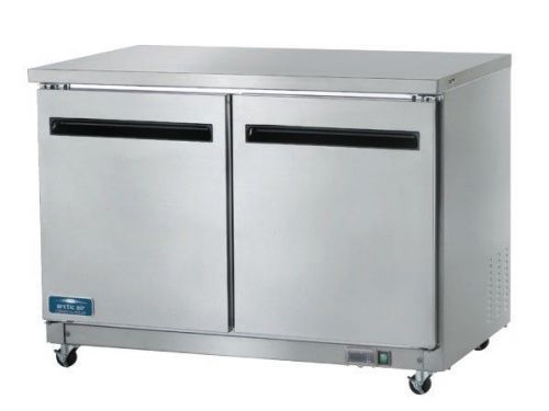 New arctic air commercial two door undercounter freezer nsf approved auc48f for sale