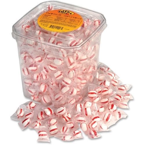 OFX00042 Peppermint Puff Candy Tub, 44 oz.