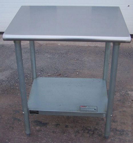 Eagle stainless steel work table 30 x 24 x 35&#034; tall for sale